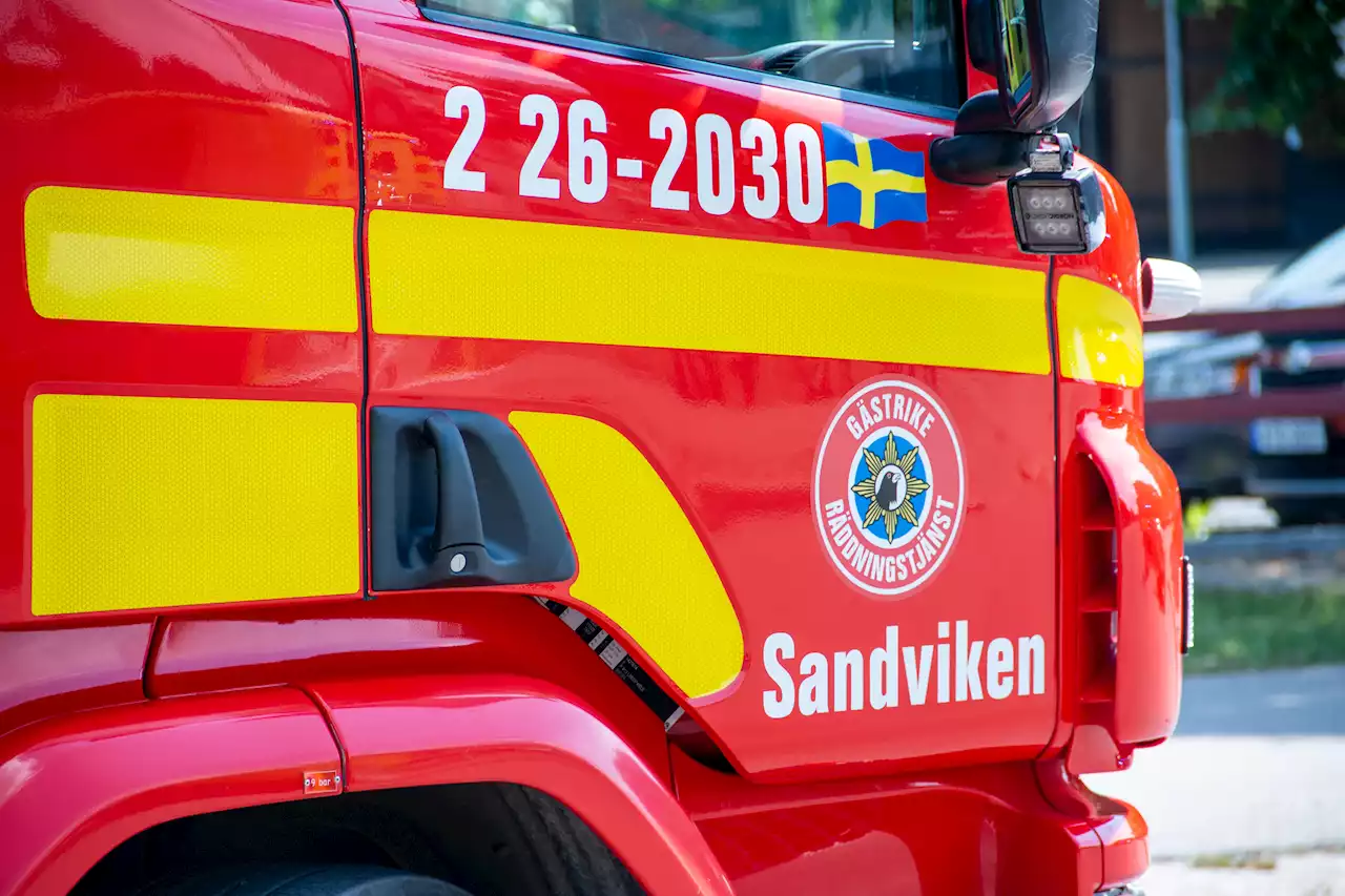 Översvämningar på flera håll i Sandviken