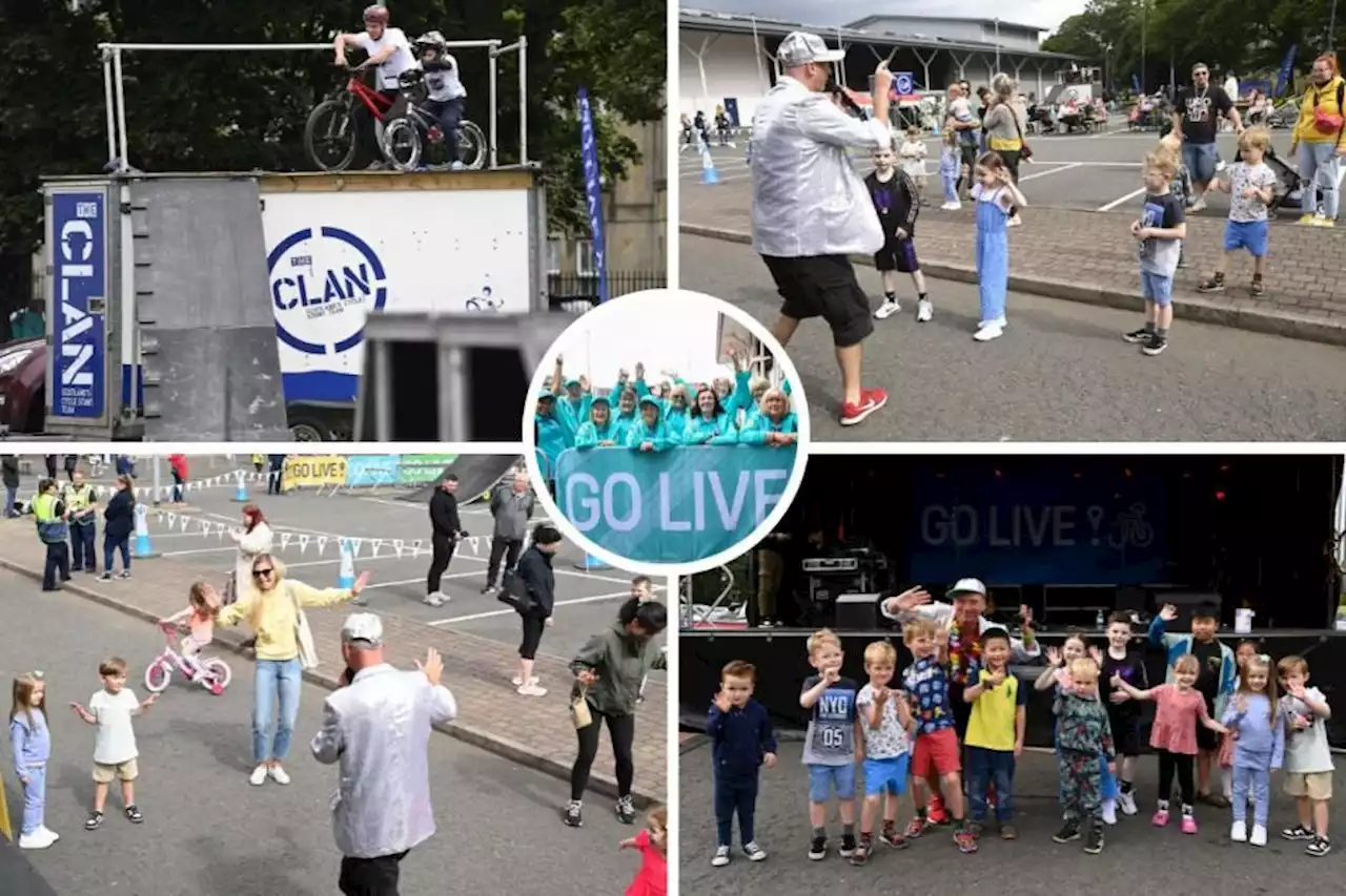 Pictures as family fun day held in Tollcross for UCI Cycling World Championships