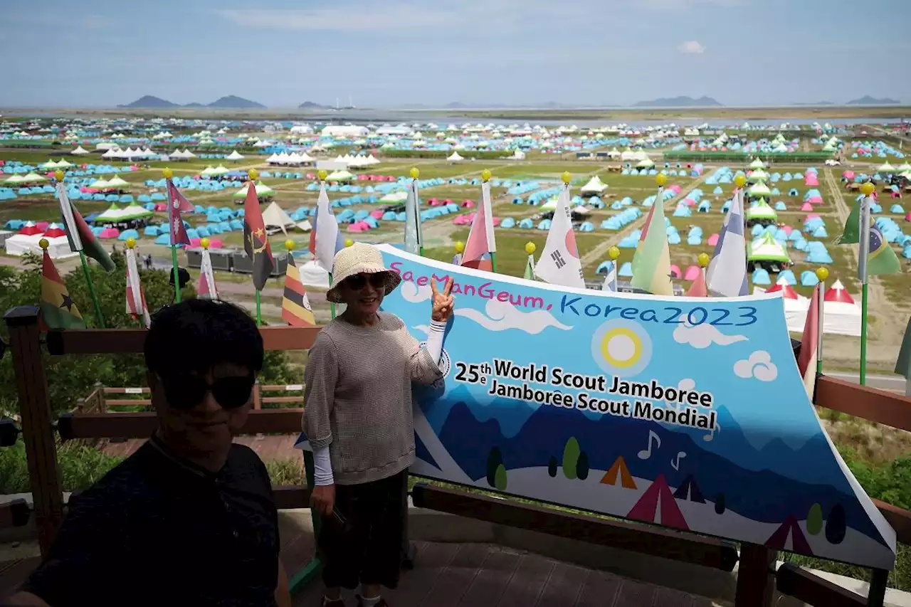 After heat, typhoon threatens world scout jamboree in S.Korea