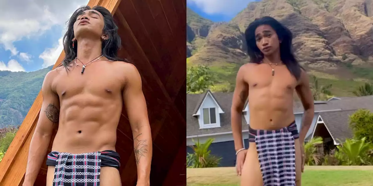 Bretman Rock speaks affirmations while in a traditional Bahag: ‘Thank you, universe, for making me brown’