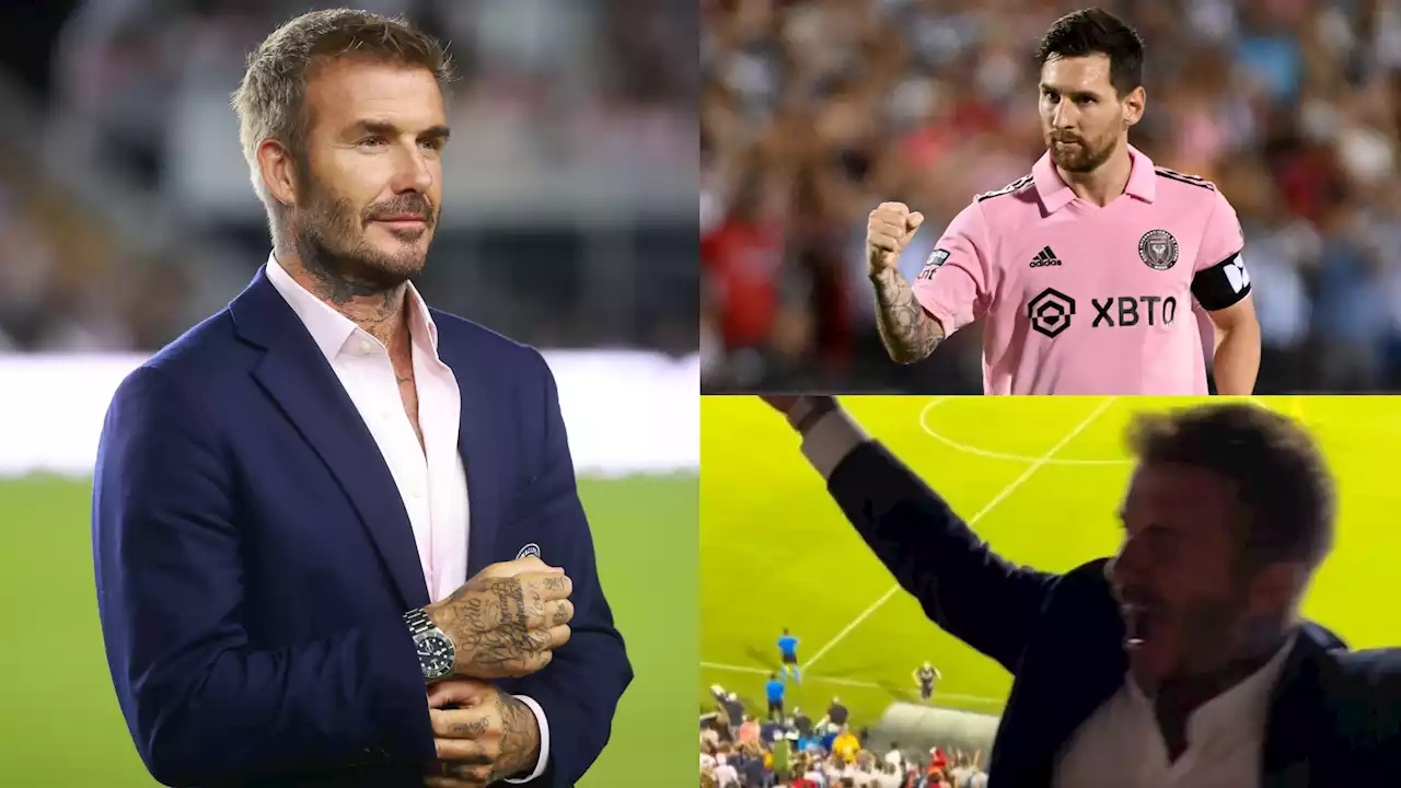 TONTON: Reaksi David Beckham Terhadap Gol Lionel Messi Untuk Inter Miami Viral | Goal.com Indonesia