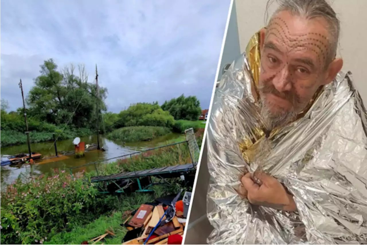 Inzamelactie voor eigenaar gezonken woonboot loopt als een trein: “Dat schip is mijn leven”