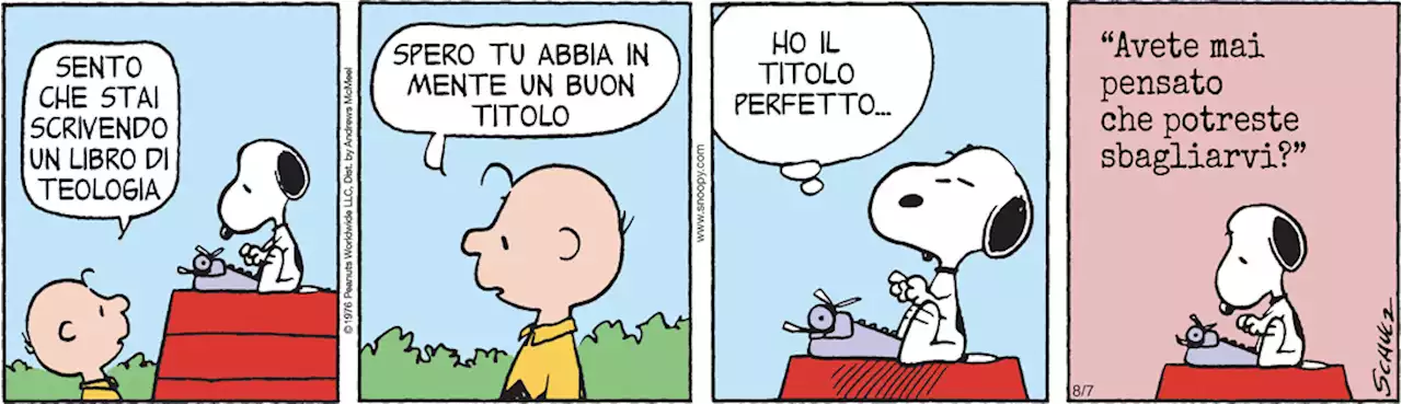 Peanuts 2023 agosto 07 - Il Post