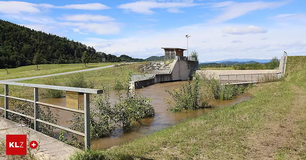 Anrainer verärgert: Warum es an der Glan trotz Rückhaltebeckens Überflutungen gibt