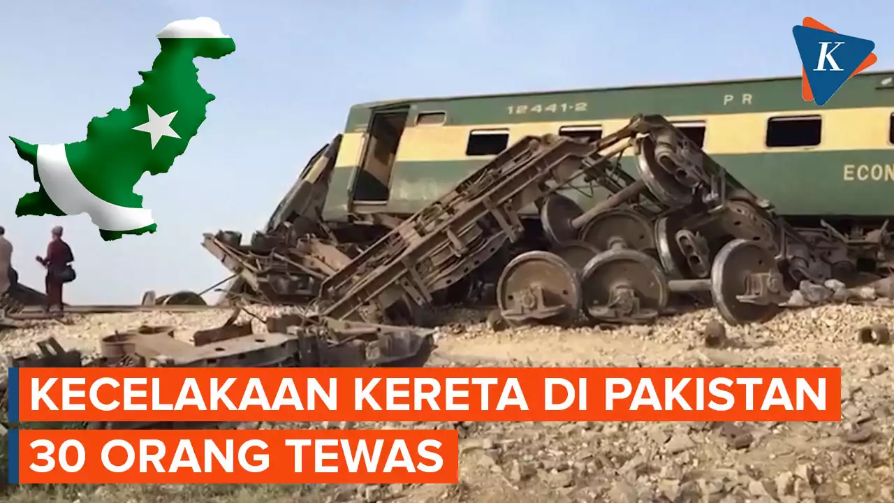 Kecelakaan Kereta Api di Pakistan Tewaskan 60 Orang