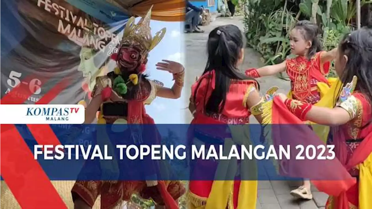 Meriah! Lomba Tari Topeng Malangan Diikuti Ratusan Peserta