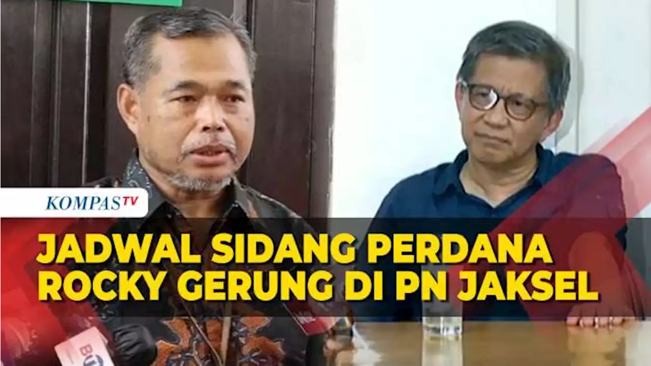 Sidang Perdana Rocky Gerung Dijadwalkan Tanggal 22 Agustus 2023 di PN Jakarta Selatan