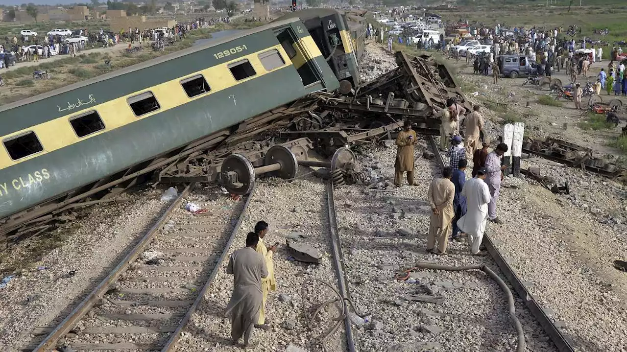 Death toll from Pakistan train derailment rises to 30, with 90 others injured