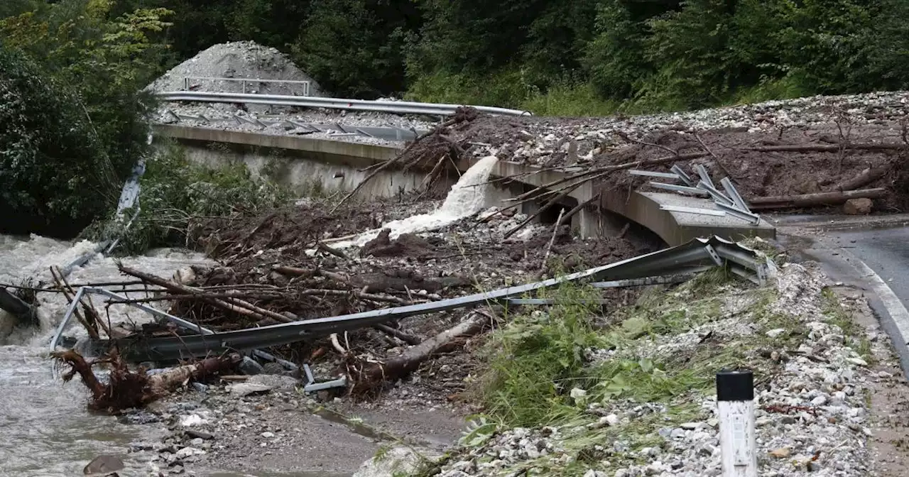 Unwetter in Österreich: Ein Toter in Kärnten + Evakuierung in St. Veit