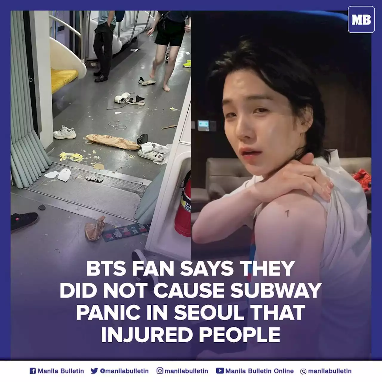 BTS fan says they did not cause subway panic in Seoul that injured people