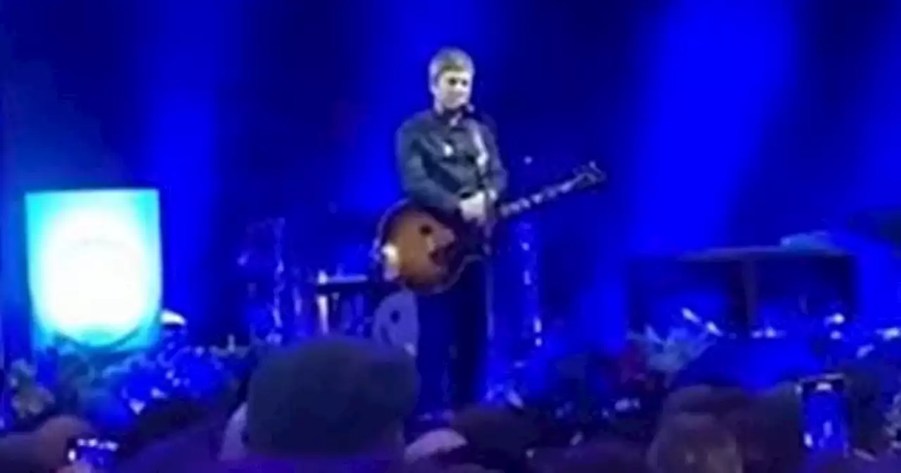 Noel Gallagher in swear-laden rant on stage as he makes fun of fan's haircut