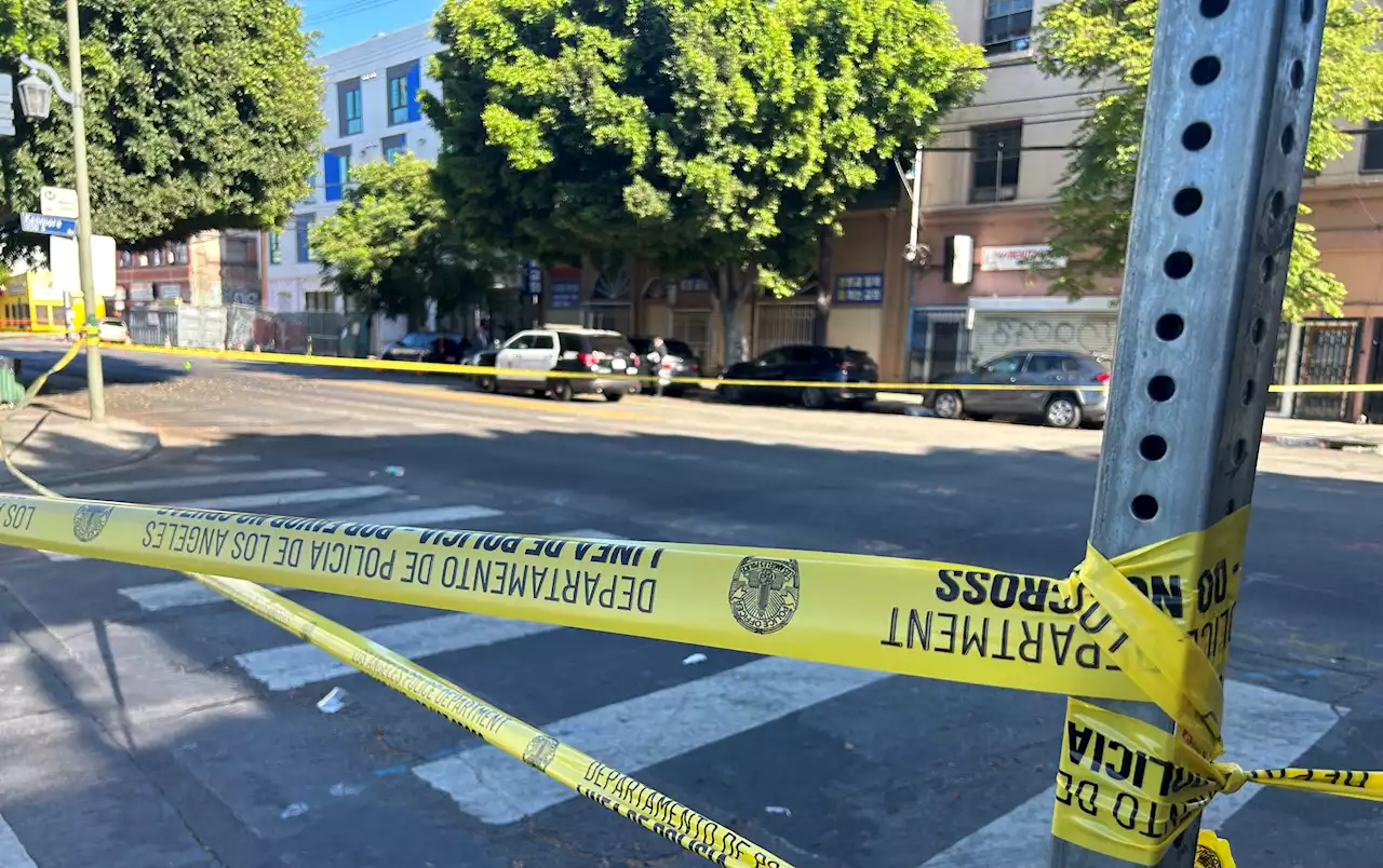 Officers on patrol shot at in Pico Union