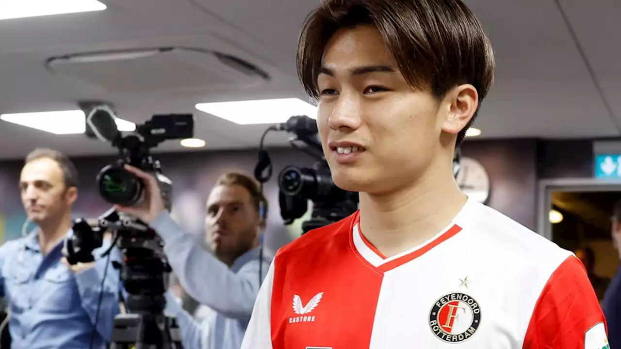 Feyenoord-spits Ueda ziet droom dichterbij komen: 'Spelen in de Champions League'