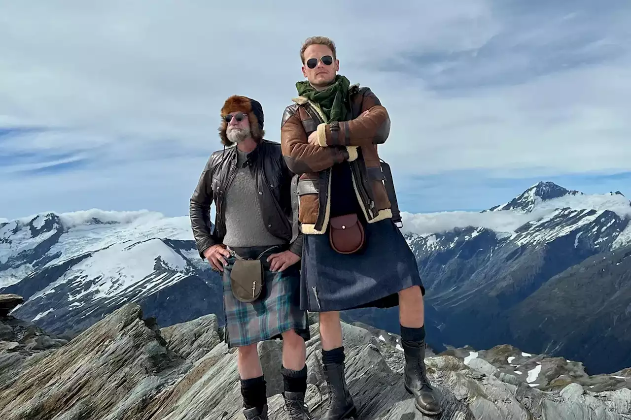 Sam Heughan and Graham McTavish skirt ‘Outlander’ to be ‘Men in Kilts’