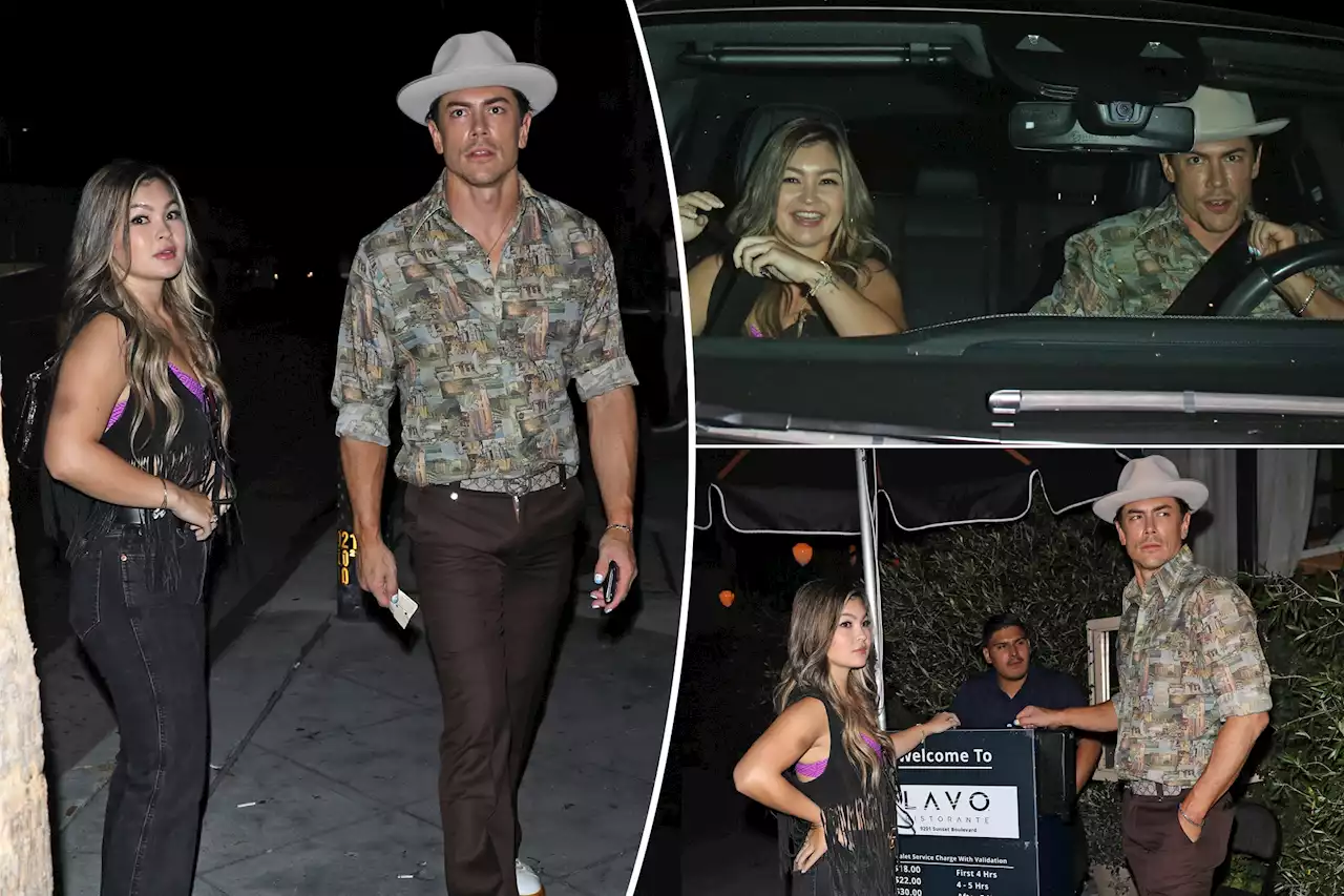 Tom Sandoval leaves swanky lounge with mystery woman while Raquel Leviss remains absent from ‘VPR’ filming