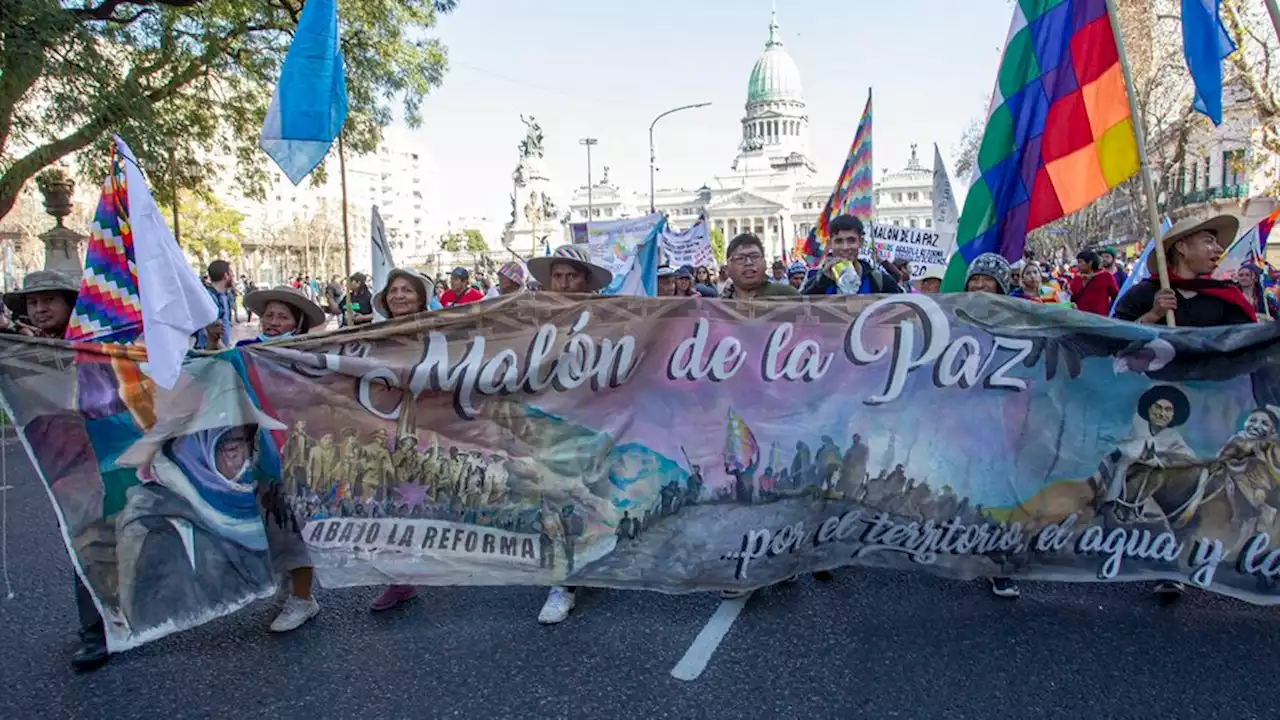 El Malón de la Paz marchará hacia San Cayetano | Desde CABA