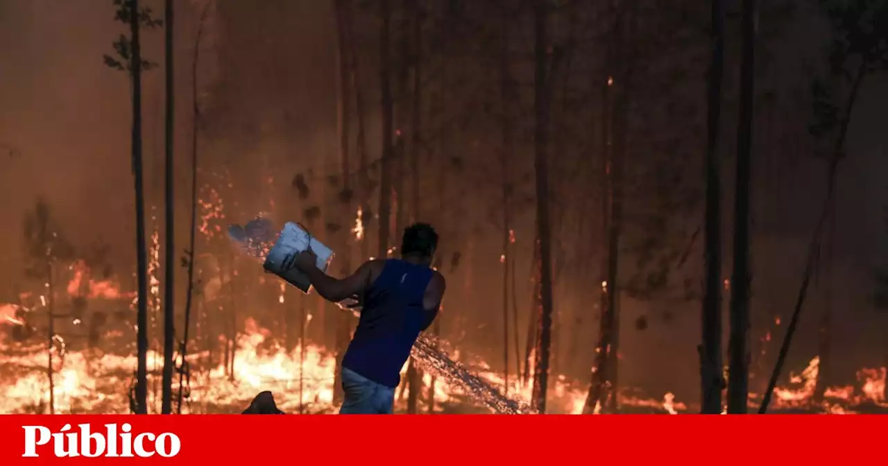 Mais de mil e quatrocentos bombeiros no combate a incêndios em Leiria, Ourém e Odemira