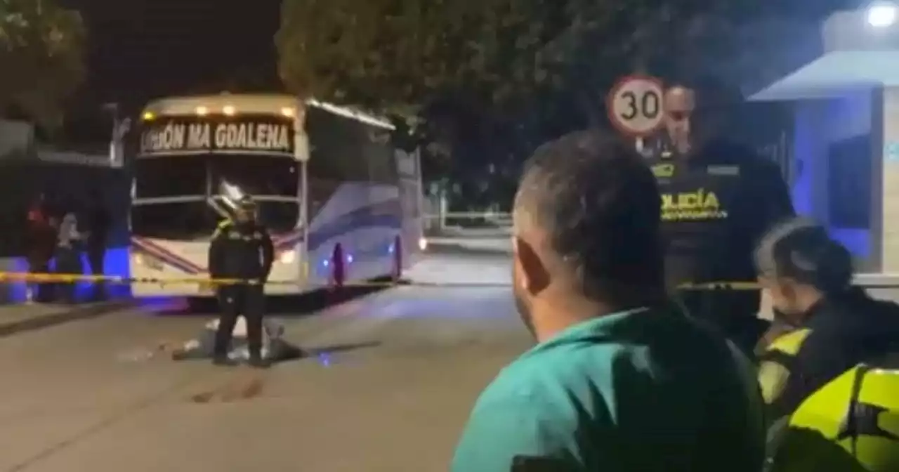 Mujer perdió la vida tras ser arrollada por el bus del Unión Magdalena