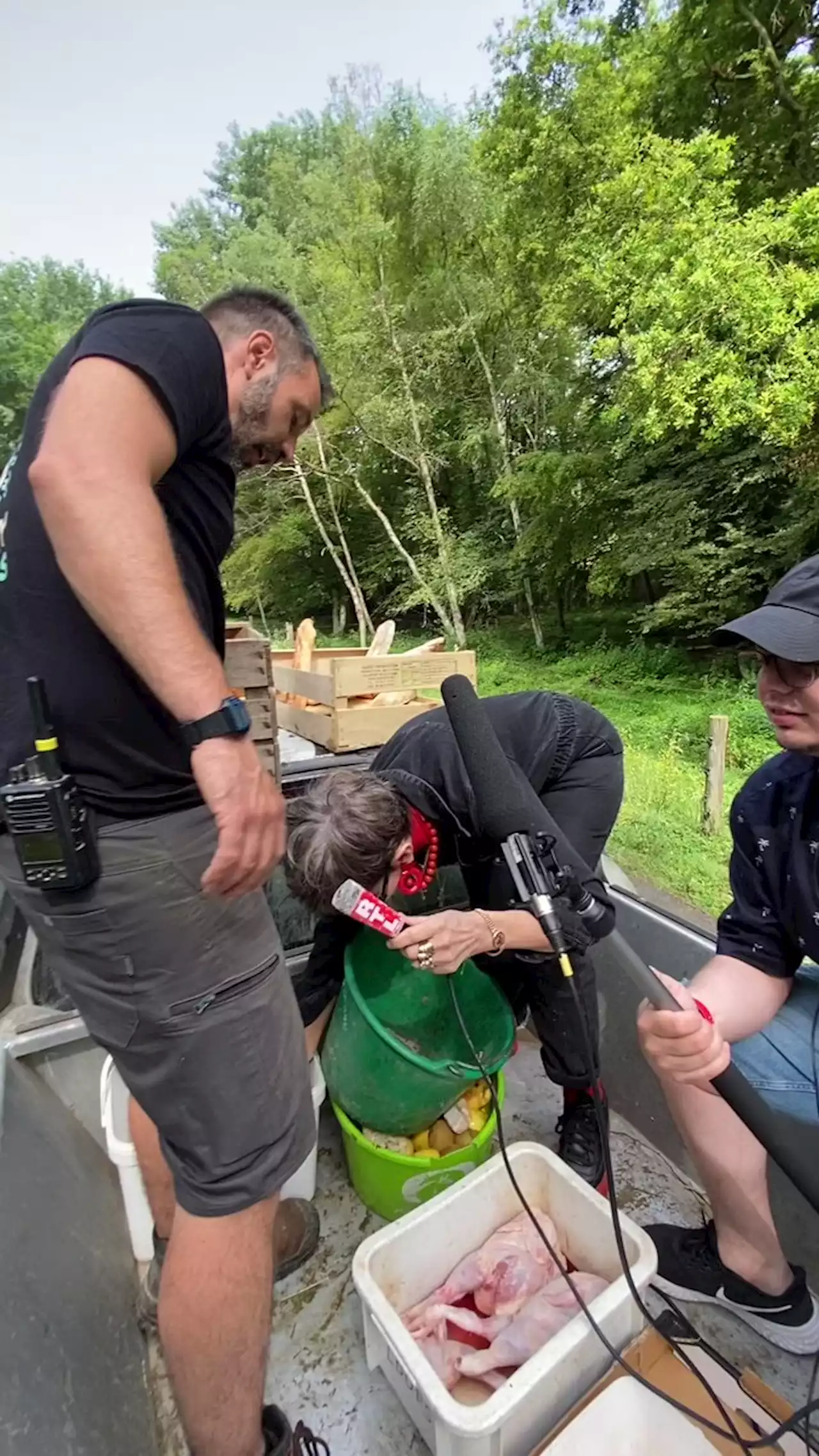 Isabelle Morini-Bosc devient soigneuse au zoo de Thoiry le temps d'une journée