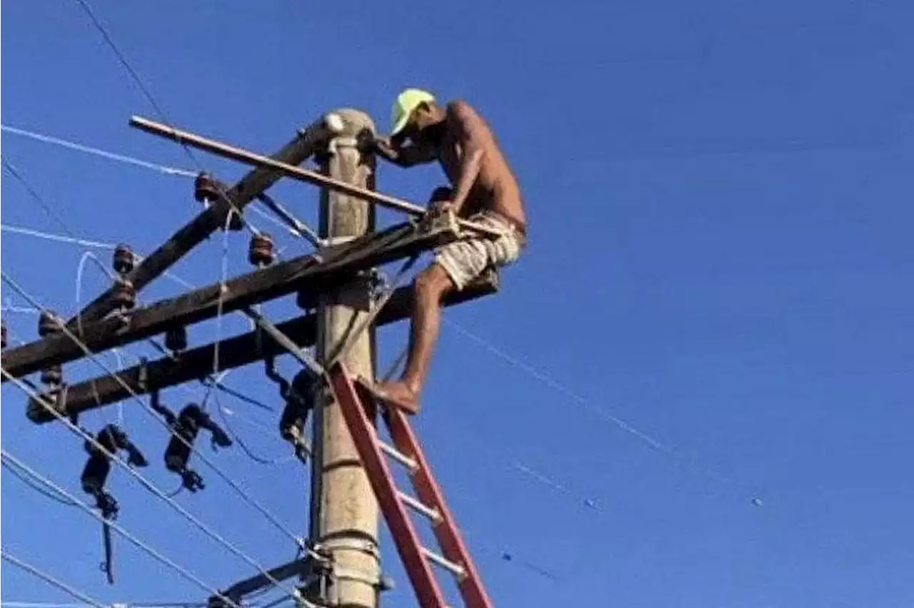 Brazil fugitive spends 24 hours atop electric pole