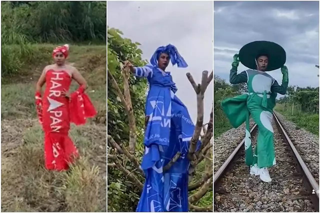 Malaysian dressmaker’s political flag-inspired outfits go viral on TikTok