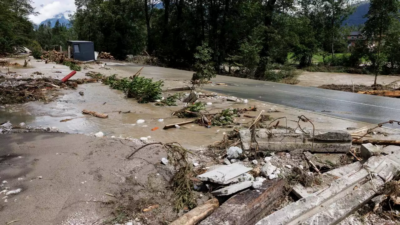 Aufräumen nach Unwetter in Slowenien: Das Schlimmste scheint vorbei