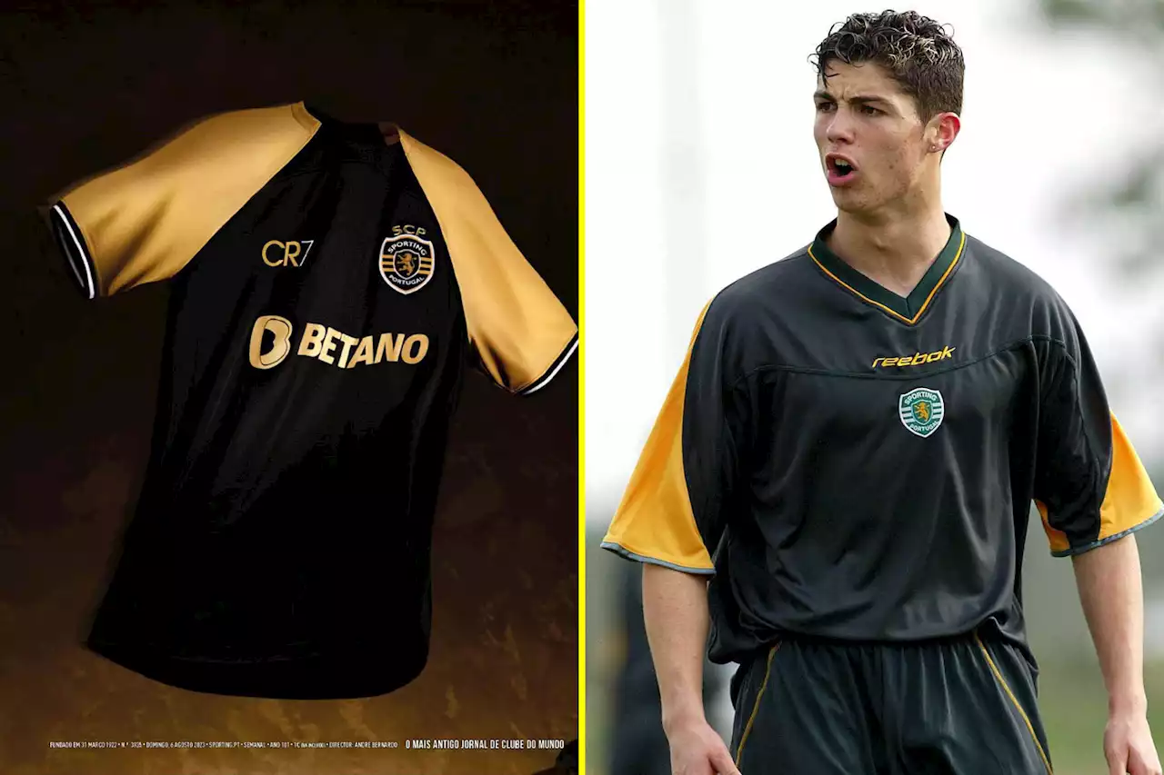 Sporting Lisbon pay homage to Cristiano Ronaldo with new third shirt