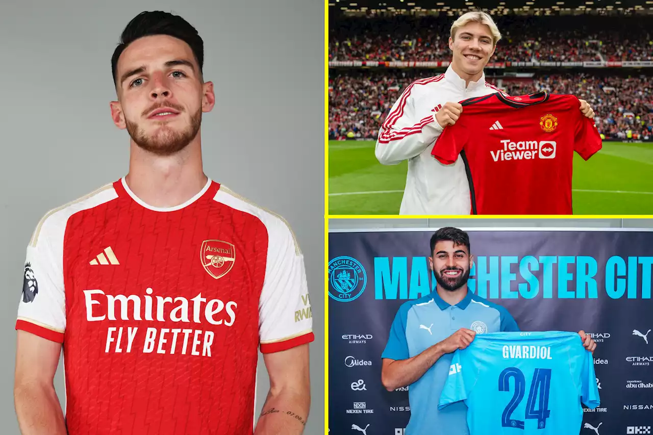 Top ten most expensive Premier League deals this summer including Rice, Hojlund and Gvardiol