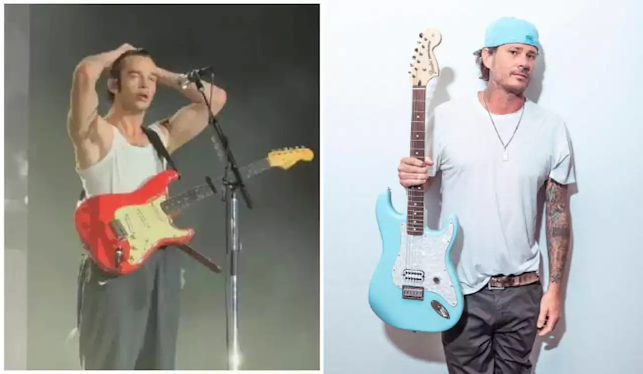 Blink-182 Frontman Tom DeLonge Kisses Matty Healy At Lollapalooza, Pokes Fun At Malaysia | TRP