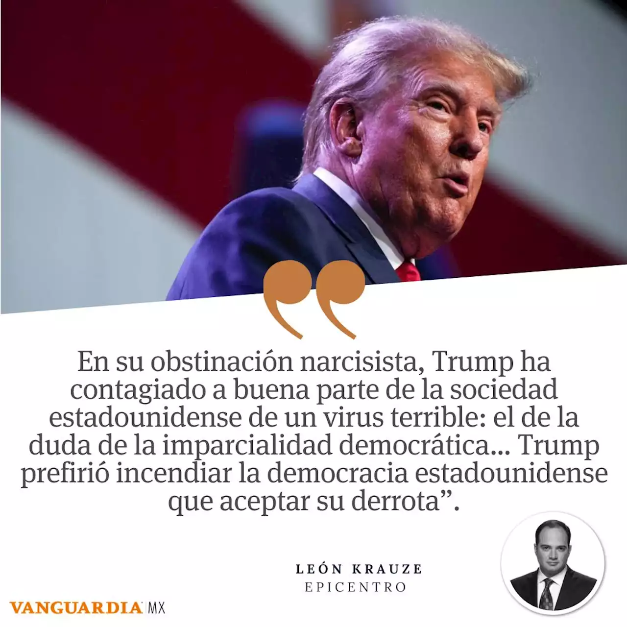 Donald Trump, acusado de conspiración