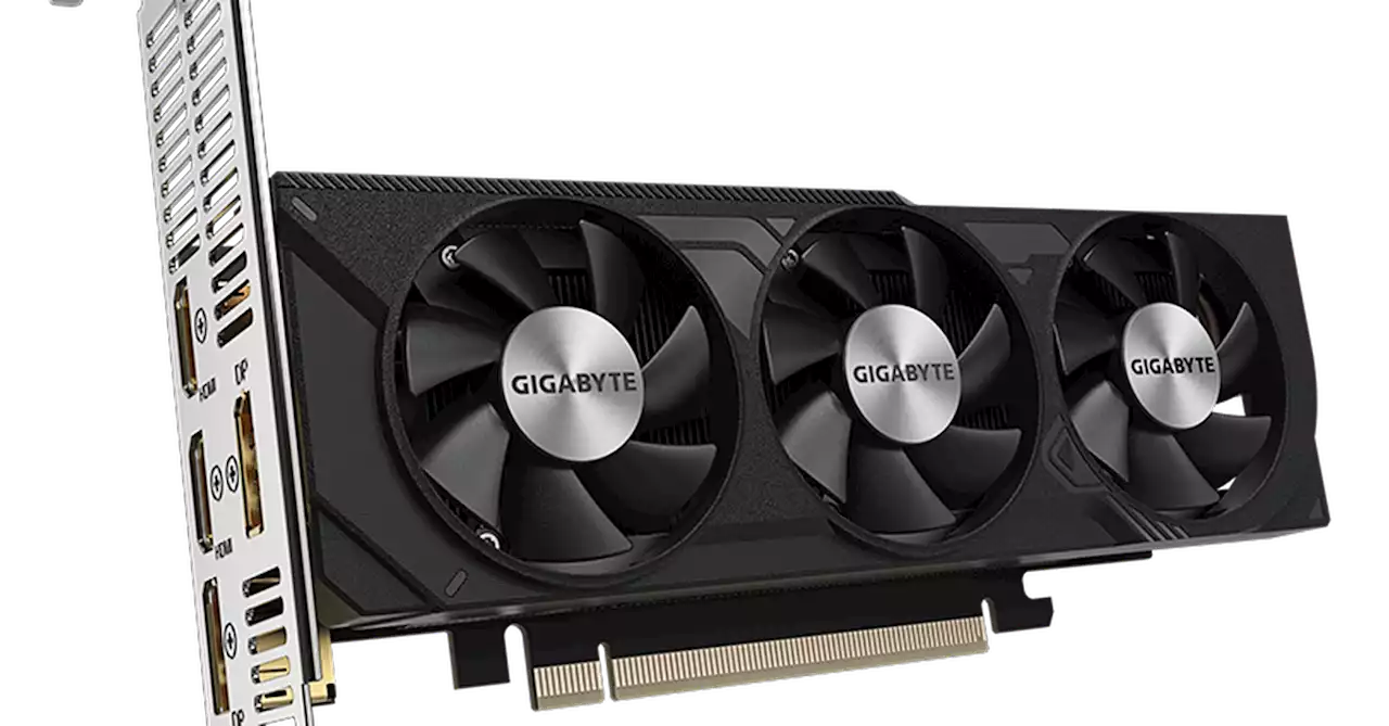 Gigabyte’s new RTX 4060 GPU fits three fans on a low-profile design