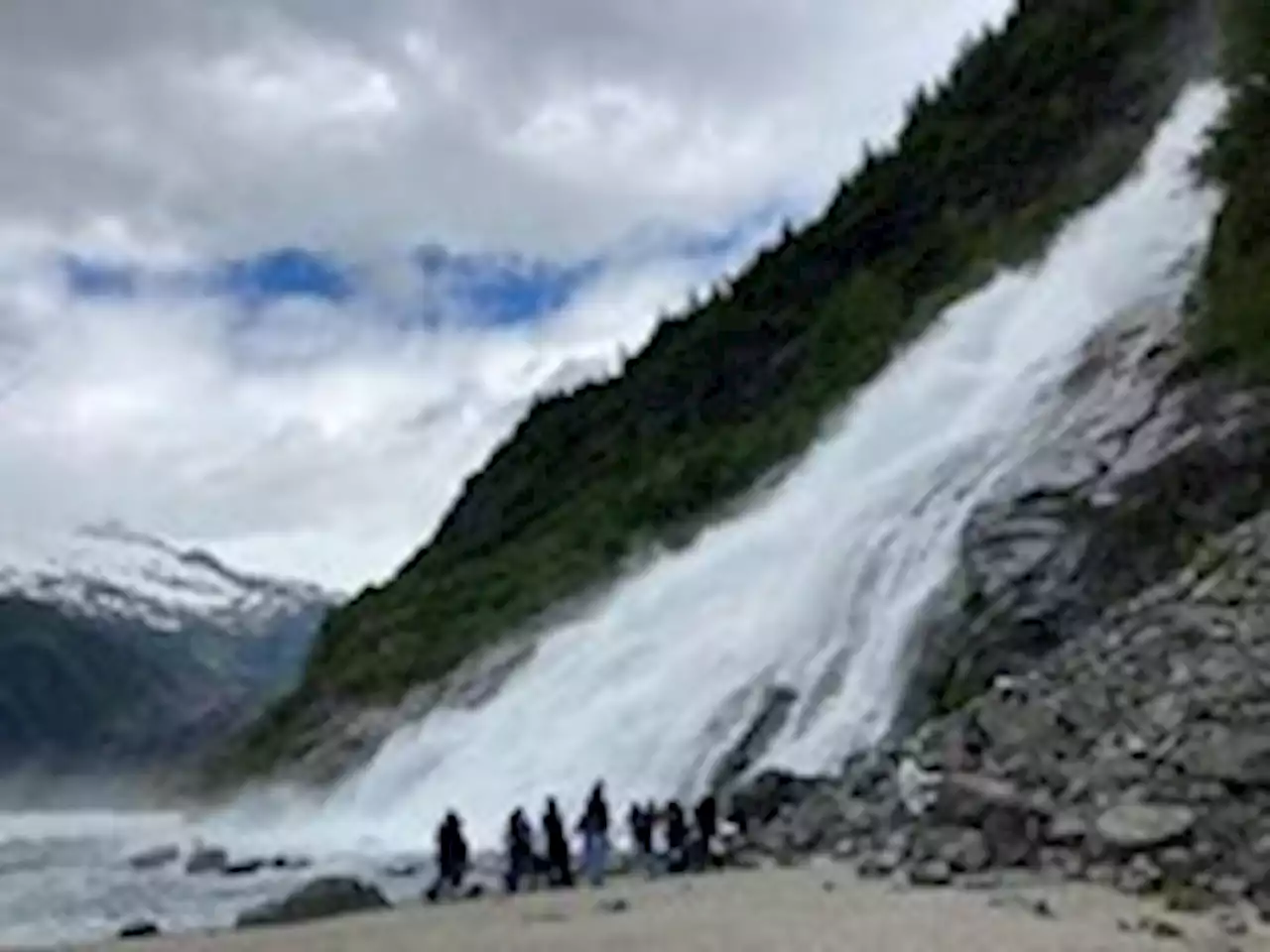 Record glacial flooding swept away two homes in Alaska’s capital