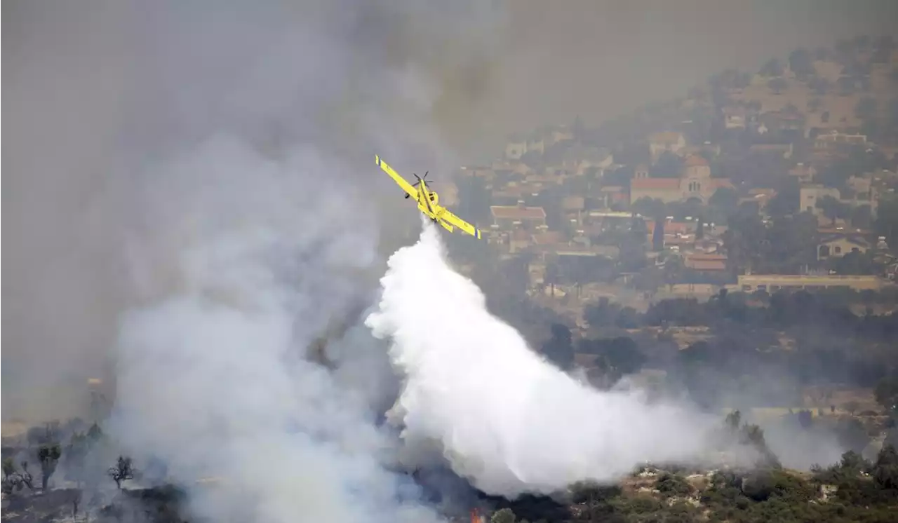 Multinational force fights stubborn wildfire in Cyprus, including Lebanon, Greece and Jordan