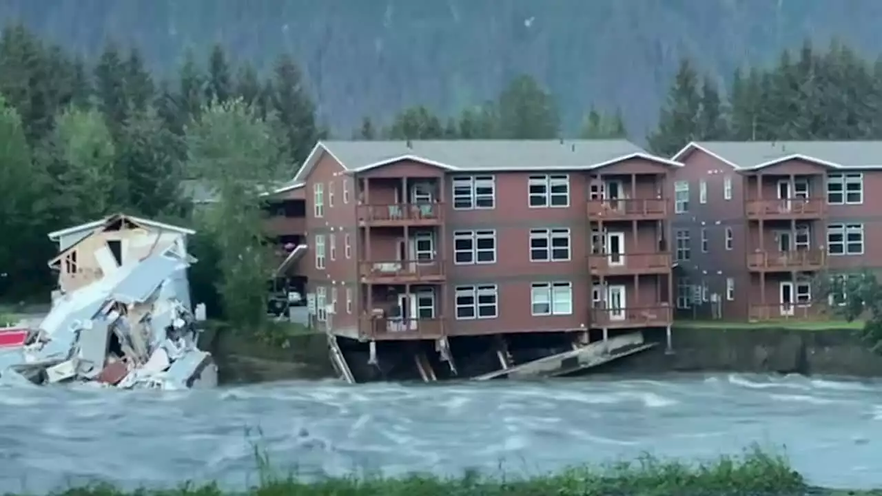 Alaska Flooding Rips House Into River - Videos from The Weather Channel