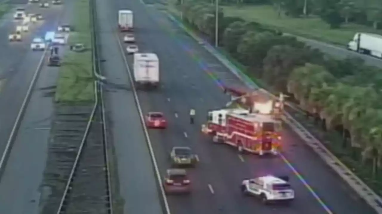 TRAFFIC ALERT: Crash involving semi closes lanes of I-95 in St. Johns County