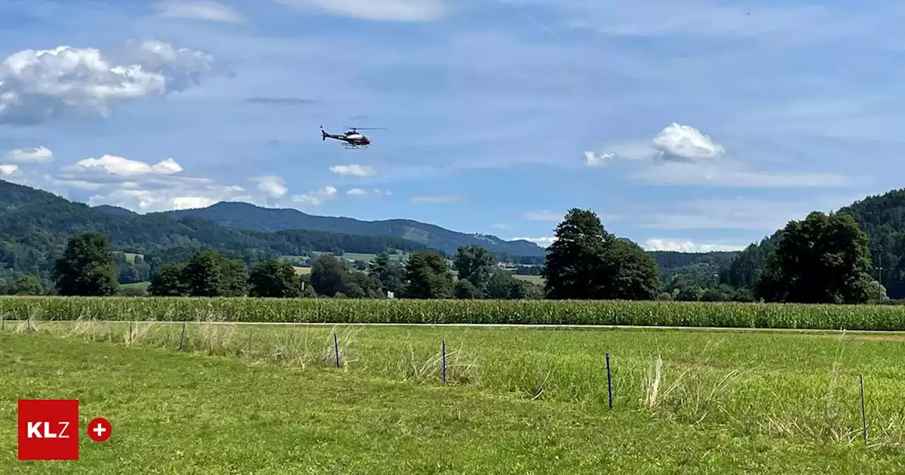 Hubschrauber über Zollfeld: Mann ignorierte Absperrung und löste großen Polizeieinsatz aus