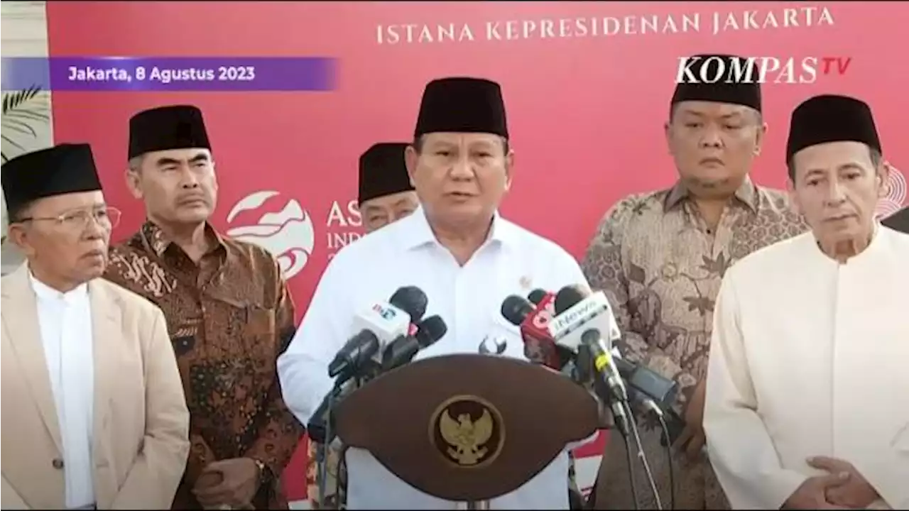 Menhan Prabowo dan Habib Luthfi Temui Presiden Jokowi, Bahas Acara 29 Agustus 2023