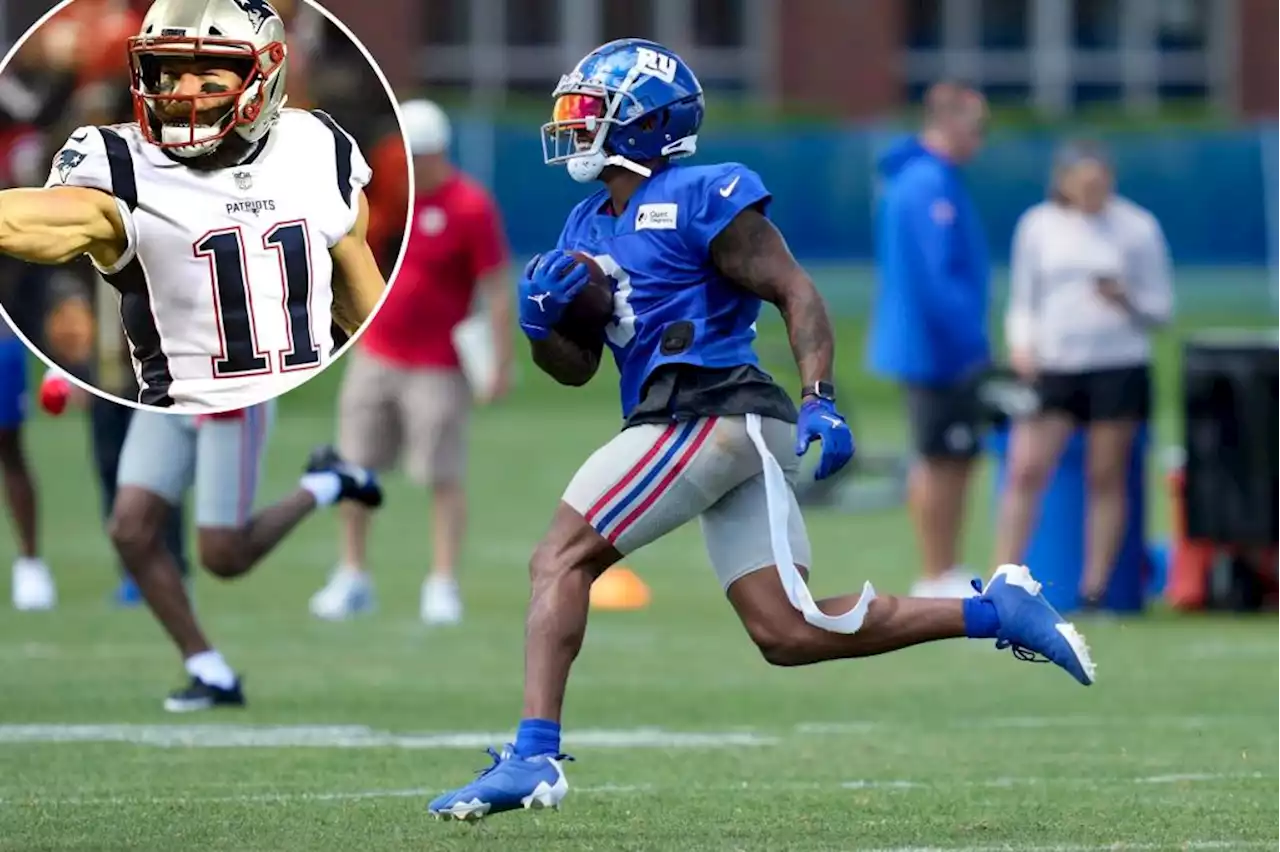 Giants receivers learn from Patriots great Julian Edelman