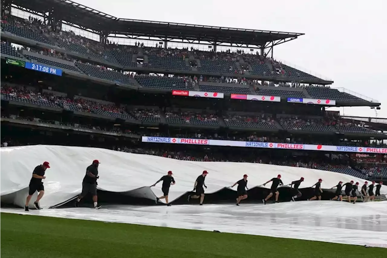 Rain forecast postpones Phillies-Nationals game; doubleheader scheduled for Tuesday