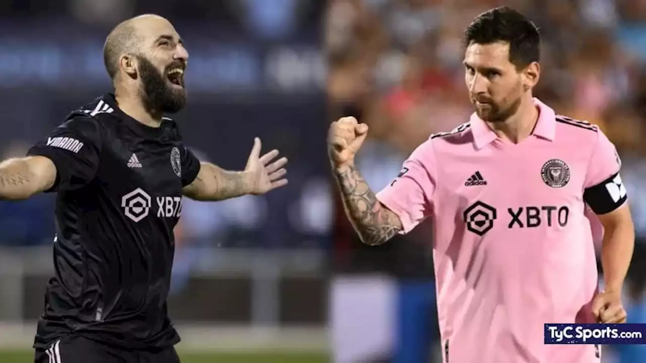 A cuántos goles está Messi de Higuaín, el goleador histórico de Inter Miami - TyC Sports