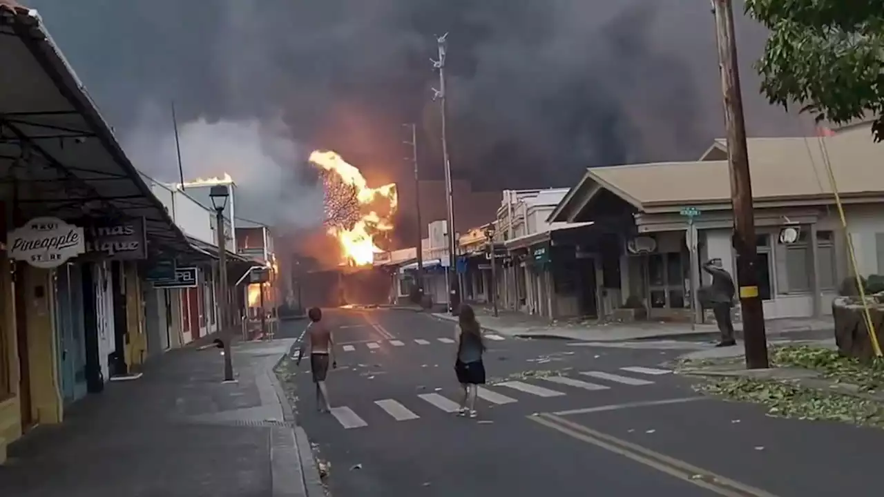 Maui Wildfire: Aerial Video Shows Widespread Devastation in Lahaina