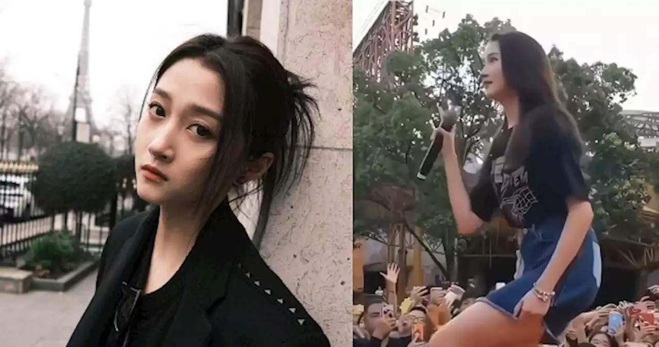 'Wear a short skirt but want to be coy': Chinese actress Guan Xiaotong criticised for trying to prevent upskirt photos