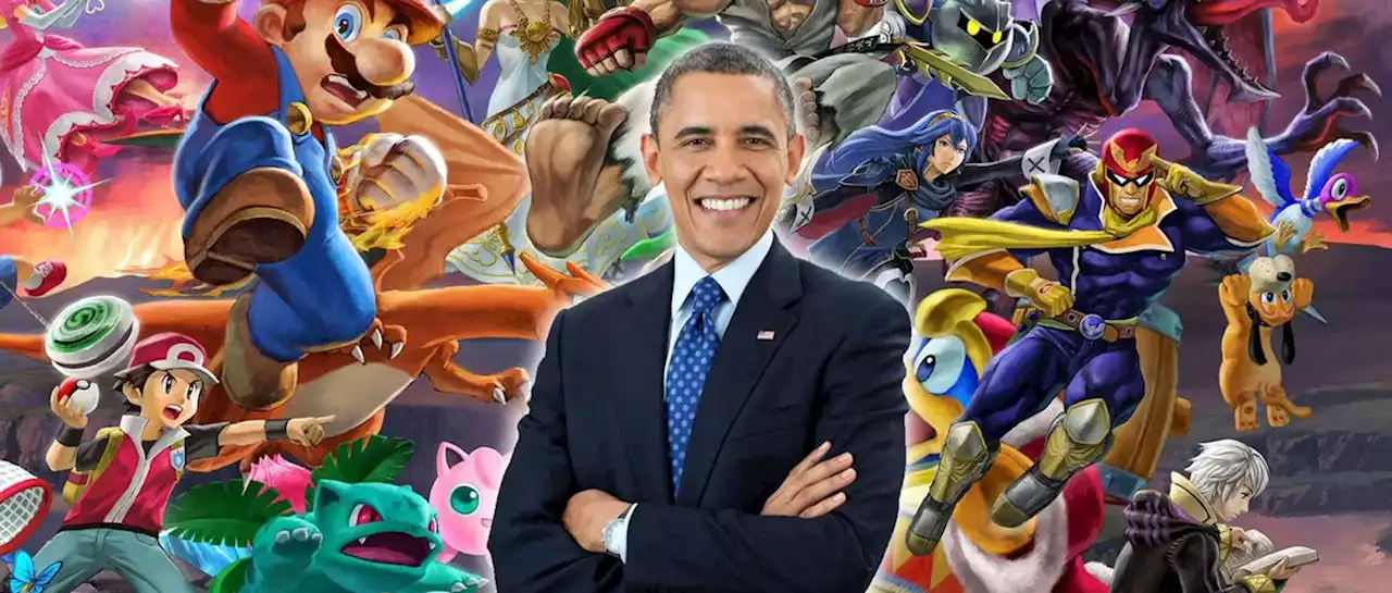 Revelan el personaje favorito de Obama en Smash Bros.