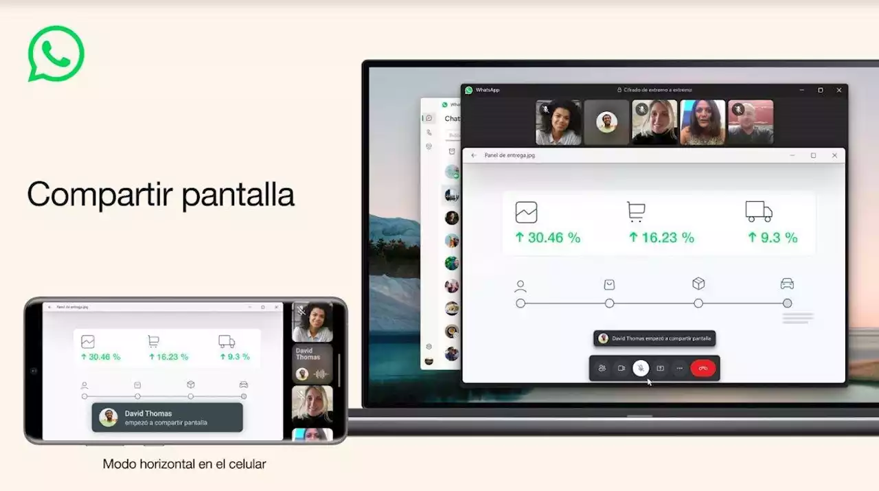 Nueva función de WhatsApp: Así podrá compartir pantalla durante una videollamada