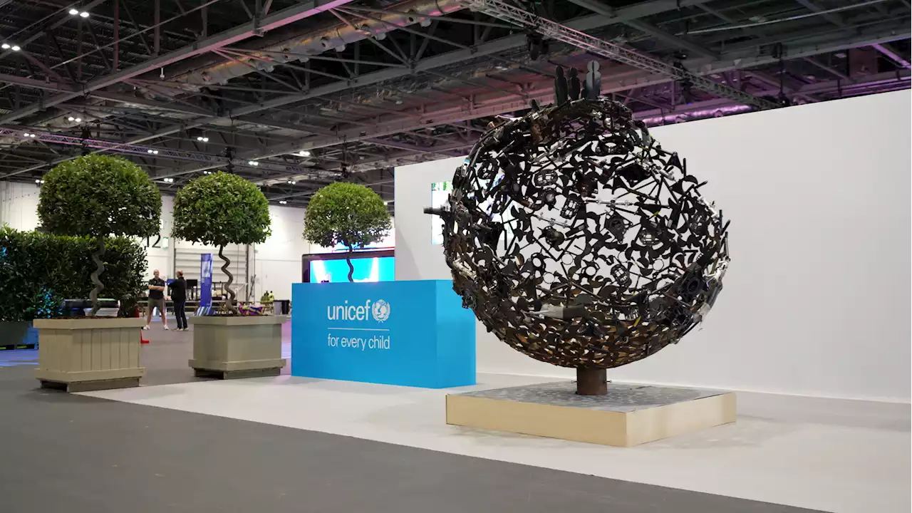 Formula E To Auction Off Sculpture Made Out Of Broken Racecar Parts To Support UNICEF