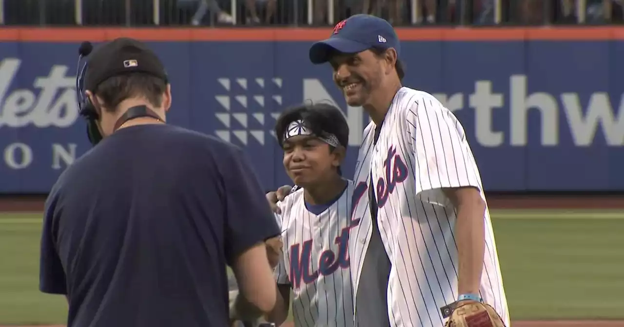 13-year-old karate star meets 'Karate Kid' Ralph Macchio with help from the Mets