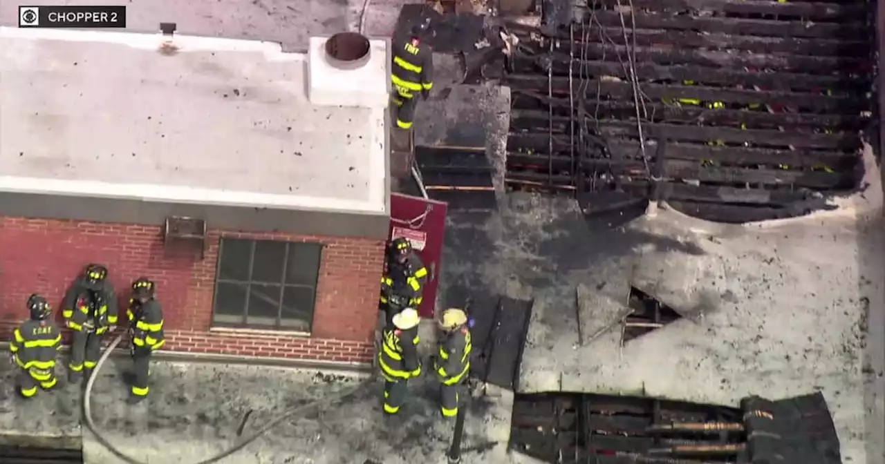 FDNY battles NYCHA building fire in the Bronx, 2 firefighters suffer minor injuries