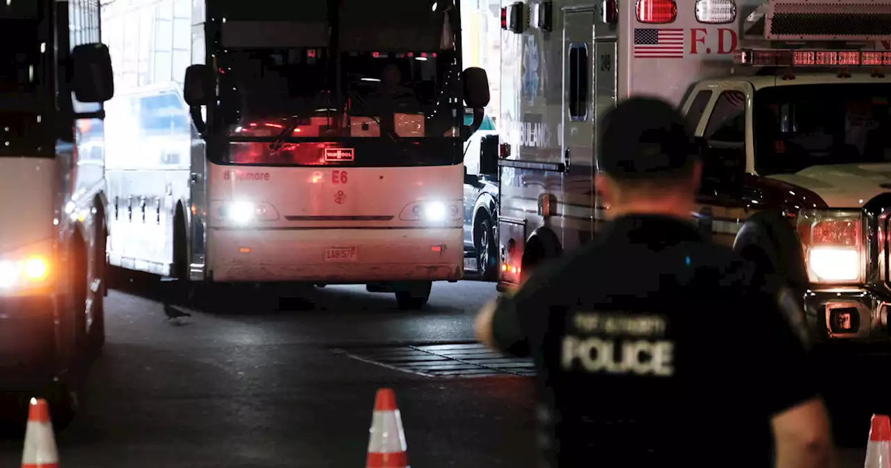 More buses of asylum seekers arrive in NYC, as tensions flare over where to house them