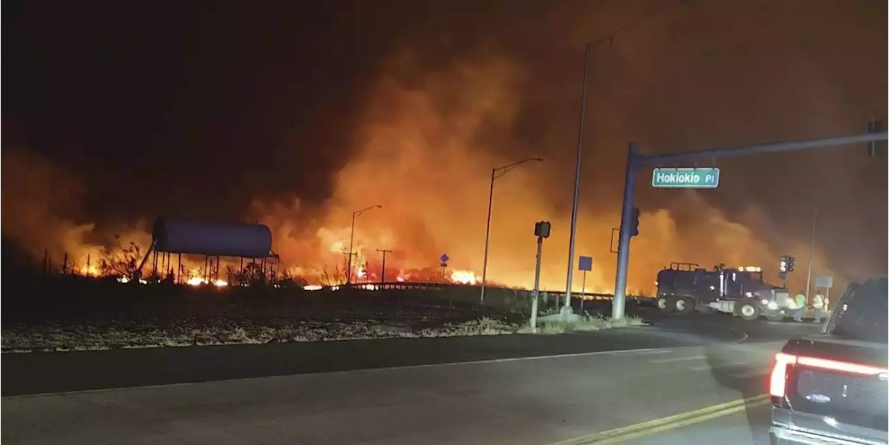 People in Hawaii flee into ocean to escape wildfire destroying historic Maui tourist town