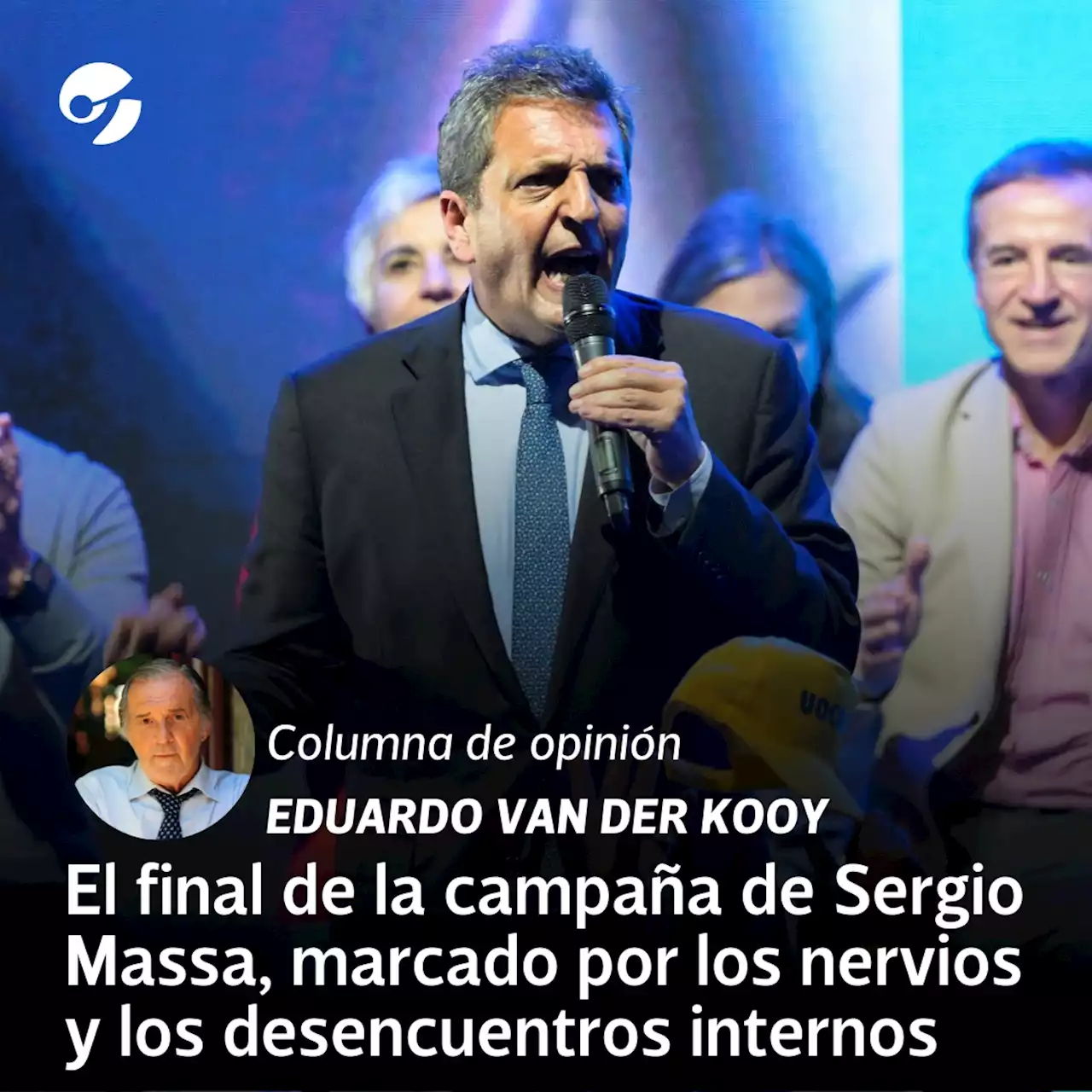 El final de la campaña de Sergio Massa, marcado por los nervios y los desencuentros internos